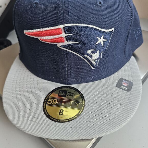 Hat Club Size 8 Patriots NFL Pinky Collection Pink Bottom NOS Super Bowl 36‎ - Picture 6 of 12